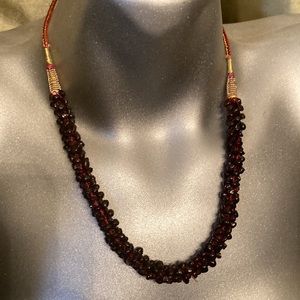 Vintage Genuine Garnet Necklace